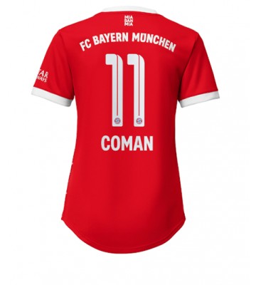 Bayern Munich Kingsley Coman #11 Hjemmedrakt Kvinner 2022-23 Kortermet